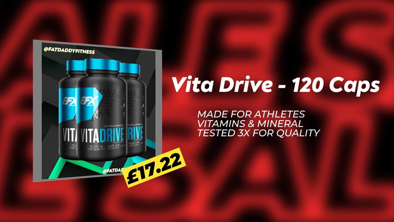 Fat Daddy Vita Drive Product Advertisement